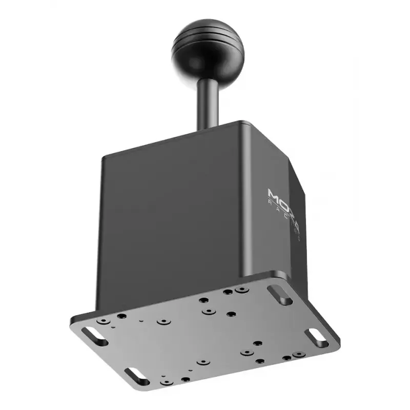 MOZA HGP Shifter pavarų svirtis lenktynėms – aliuminis, juoda, 100×143×241 mm, USB-A į USB-B