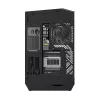 Darkflash DY470 juodas kompiuterio korpusas su 4 ventiliatoriais