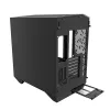 Darkflash DY470 juodas kompiuterio korpusas su 4 ventiliatoriais