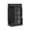 Darkflash DY470 juodas kompiuterio korpusas su 4 ventiliatoriais