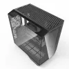 Darkflash DY470 juodas kompiuterio korpusas su 4 ventiliatoriais