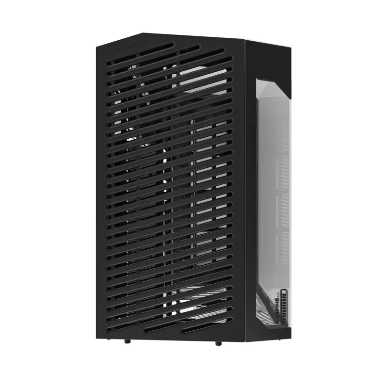 Darkflash DY470 juodas kompiuterio korpusas su 4 ventiliatoriais