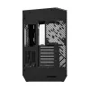 Darkflash DY470 juodas kompiuterio korpusas su 4 ventiliatoriais