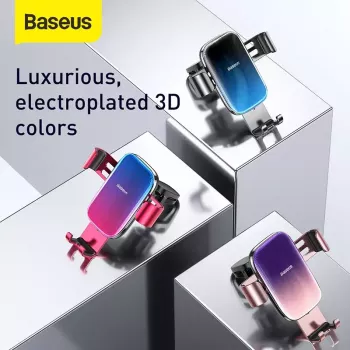 Pasyvus laikiklis Baseus Glaze Gravity mobiliesiems telefonams juodas