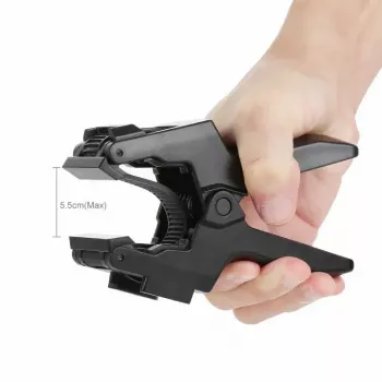 Puluz PU179 laikiklis su spaustuku veiksmo kameroms (tinka DJI, GoPro, Insta360)