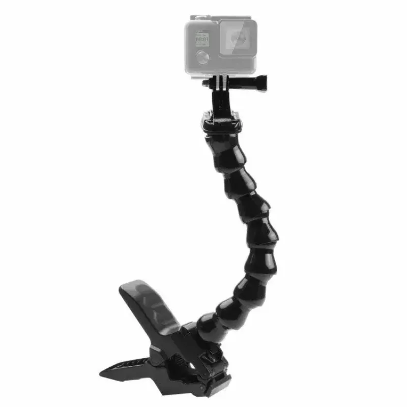 Puluz PU179 laikiklis su spaustuku veiksmo kameroms (tinka DJI, GoPro, Insta360)