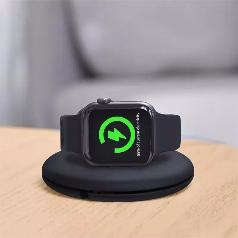 Baseus Organizer Apple Watch įkroviklio laikiklis ACSLH-01 – juodas, stovas magnetiniam įkrovimo diskui