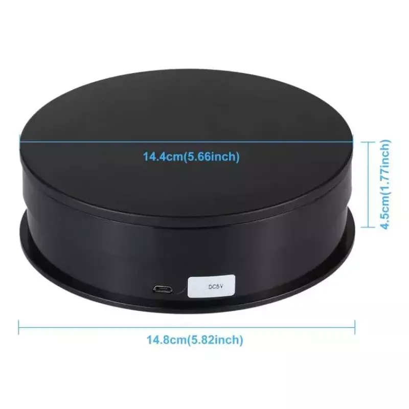 Puluz PU3048B besisukantis stovas 360° panoraminei fotografijai Ø15 cm