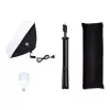 Softbox Puluz PU5070EU 50x70 cm su LED lempute 30W 5700K ir stovu