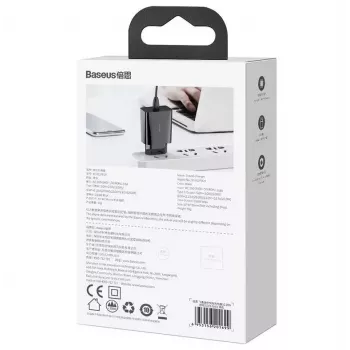 Įkroviklis Baseus Speed Mini Smartphone, juodas
