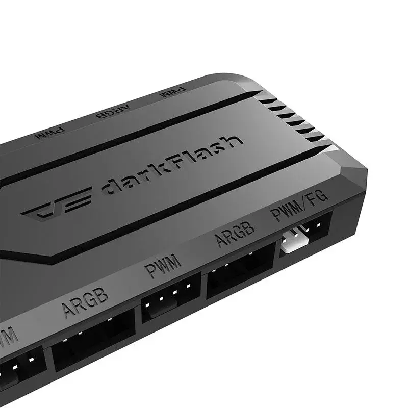 Ventiliatorių valdiklis darkFlash RC2 4-pin PWM Pilka