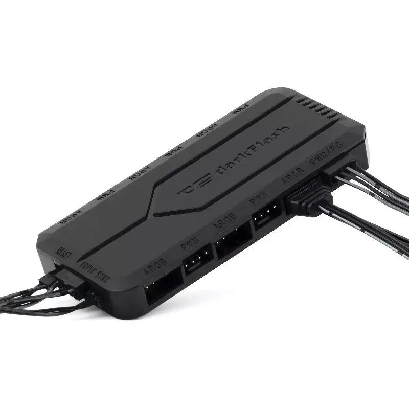 Ventiliatorių valdiklis darkFlash RC2 4-pin PWM Pilka