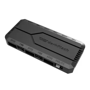 Ventiliatorių valdiklis darkFlash RC2 4-pin PWM Pilka