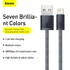 Baseus Dynamic 2m pilka Lightning į USB A laidas