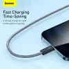 Baseus Dynamic 2m pilka Lightning į USB A laidas