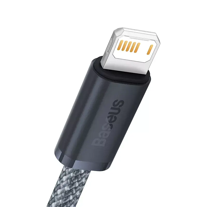 Baseus Dynamic 2m pilka Lightning į USB A laidas