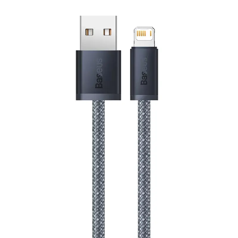 Baseus Dynamic 2m pilka Lightning į USB A laidas