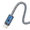 Baseus Dynamic 2m pilka Lightning į USB A laidas