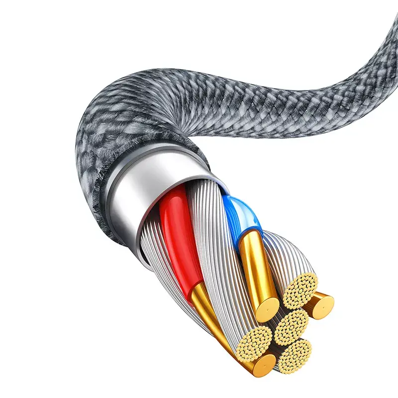 Baseus Dynamic 2m pilka Lightning į USB A laidas