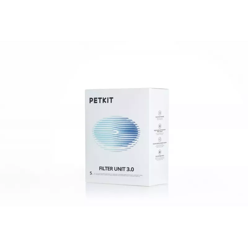 Pakeitimo filtras PETKIT 3.0 – 5 vnt., tinka 2022 metų modeliui