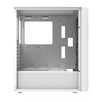 Darkflash DK351 kompiuterio korpusas, baltos spalvos, su 4 RGB ventiliatoriais