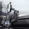 Automobilinis telefono laikiklis Joyroom JR-OK3 su ištraukiama rankena, tvirtinimui prie prietaisų skydelio ar lango, juodas, 0,18 kg