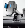 Automobilinis telefono laikiklis Joyroom JR-OK3 su ištraukiama rankena, tvirtinimui prie prietaisų skydelio ar lango, juodas, 0,18 kg