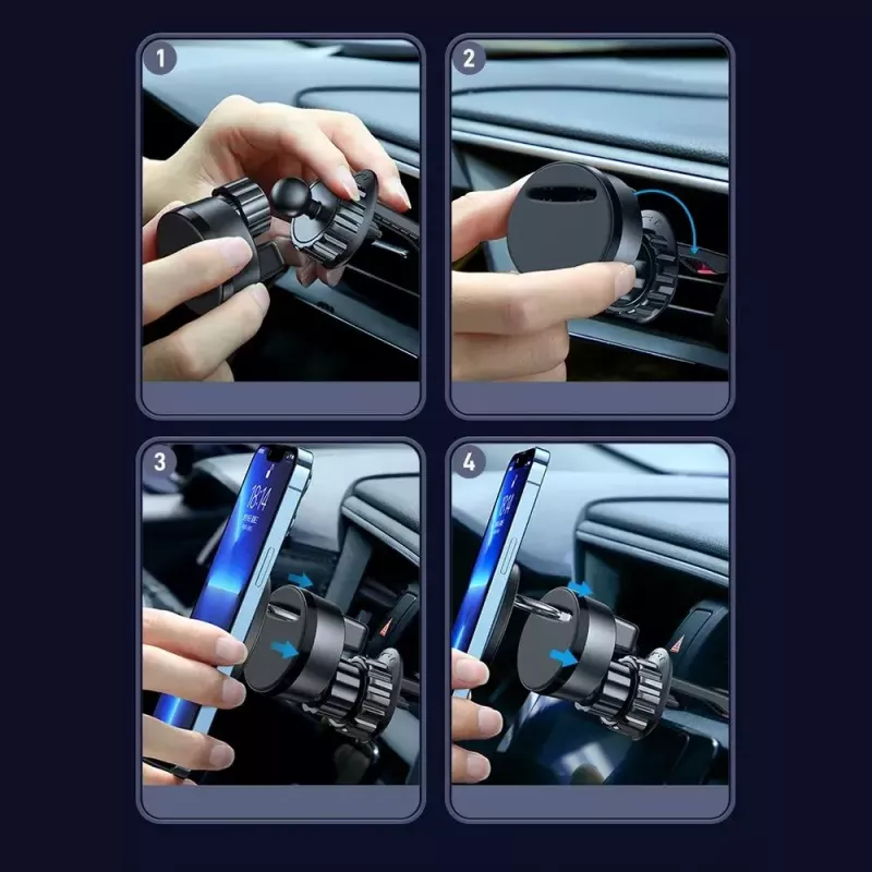 Automobilinis laikiklis Joyroom JR-ZS294 2-in-1 magnetinis su stovu – juodas