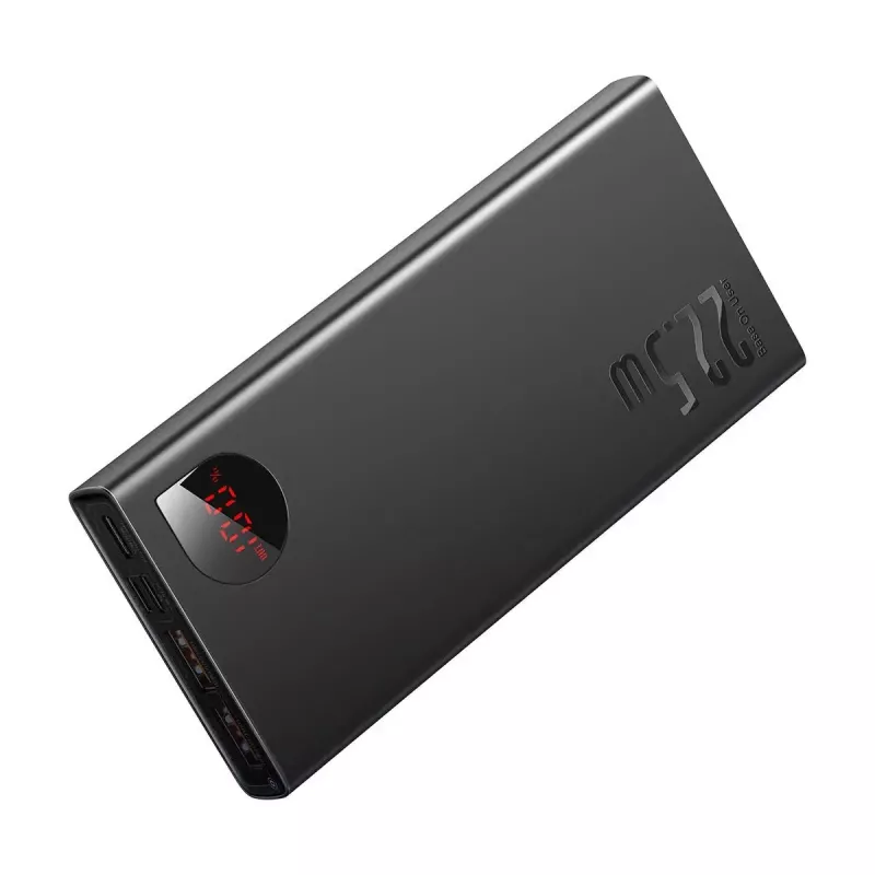 Baseus Adaman Metal 10000mAh 22.5W juodas
