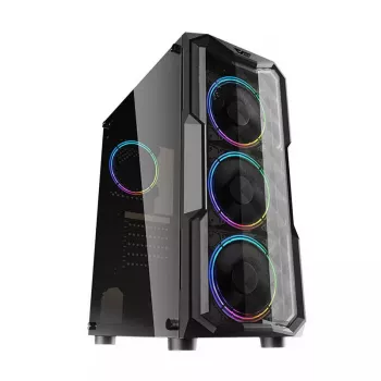 Korpusas Darkflash Aquarius Acrylic ATX juodas