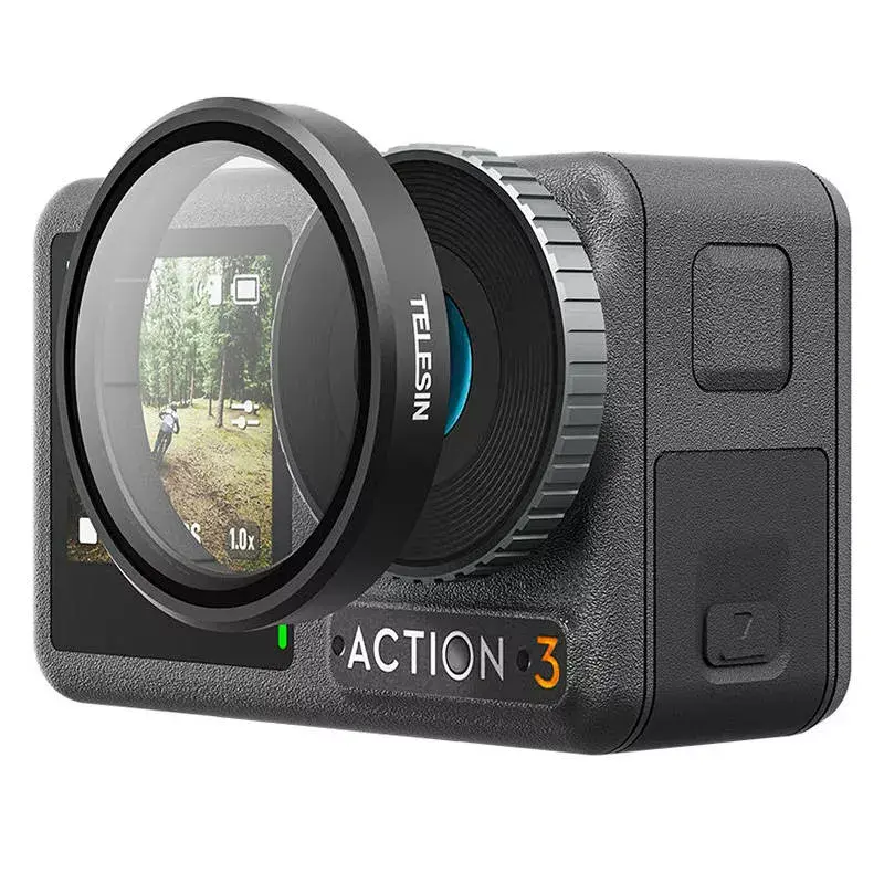 Telesin filtrų rinkinys, skirtas DJI Osmo Action 3/4/5 — CPL, ND8, ND16, ND32 (4 vnt.)