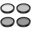 Telesin filtrų rinkinys, skirtas DJI Osmo Action 3/4/5 — CPL, ND8, ND16, ND32 (4 vnt.)