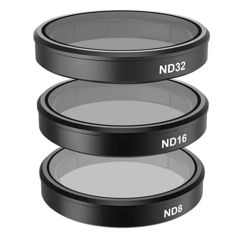 Telesin filtrų rinkinys, skirtas DJI Osmo Action 3/4/5 — CPL, ND8, ND16, ND32 (4 vnt.)