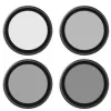 Telesin filtrų rinkinys, skirtas DJI Osmo Action 3/4/5 — CPL, ND8, ND16, ND32 (4 vnt.)