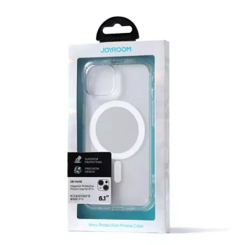 Apsauginis skaidrus magnetinis dėklas Joyroom JR-14H5 iPhone 14 su MagSafe žiedu