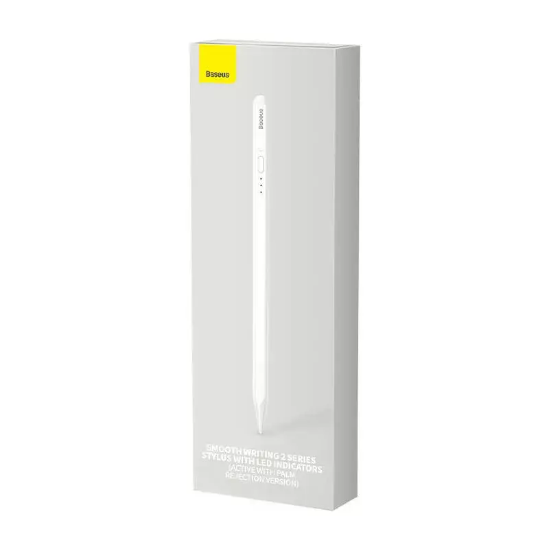 Aktyvus rašiklis „Baseus“ SXBC060402 su LED indikatoriais – Baltas