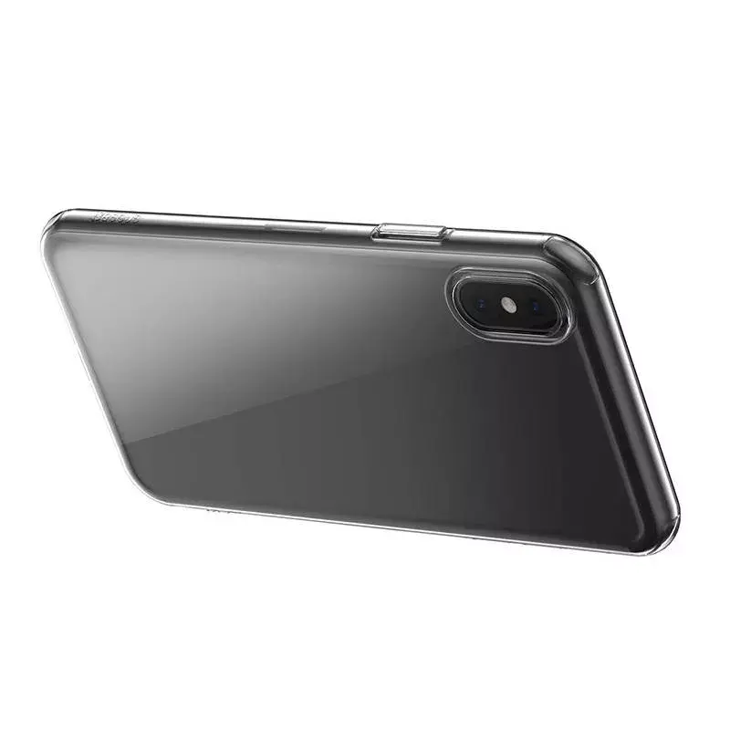 Permatomas plonas lengvas dėklas Baseus iPhone XS Max — skaidrus apsauginis telefonui