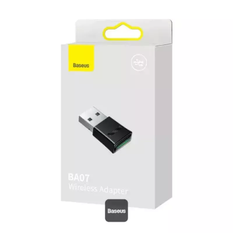 Baseus BA07 Mini Bluetooth adapteris PC, USB 5.3 belaidis Bluetooth imtuvas - juodas