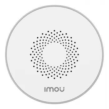 Belaidė vidaus sirena IMOU ZR1 – 200 m atstumas, DC 12 V, 8 cm skersmuo, balta