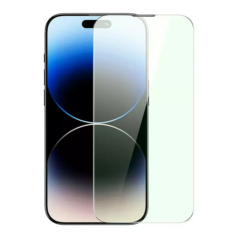 Apsauginis stiklas Baseus Tempered Glass Crystal Series iPhone 14 Pro su privatumo filtru