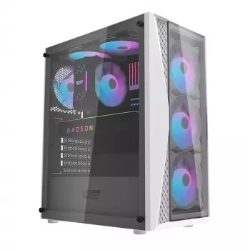 Kompiuterio korpusas Darkflash DK352 Plus ATX juodai baltas