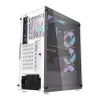 Kompiuterio korpusas Darkflash DK352 Plus ATX juodai baltas