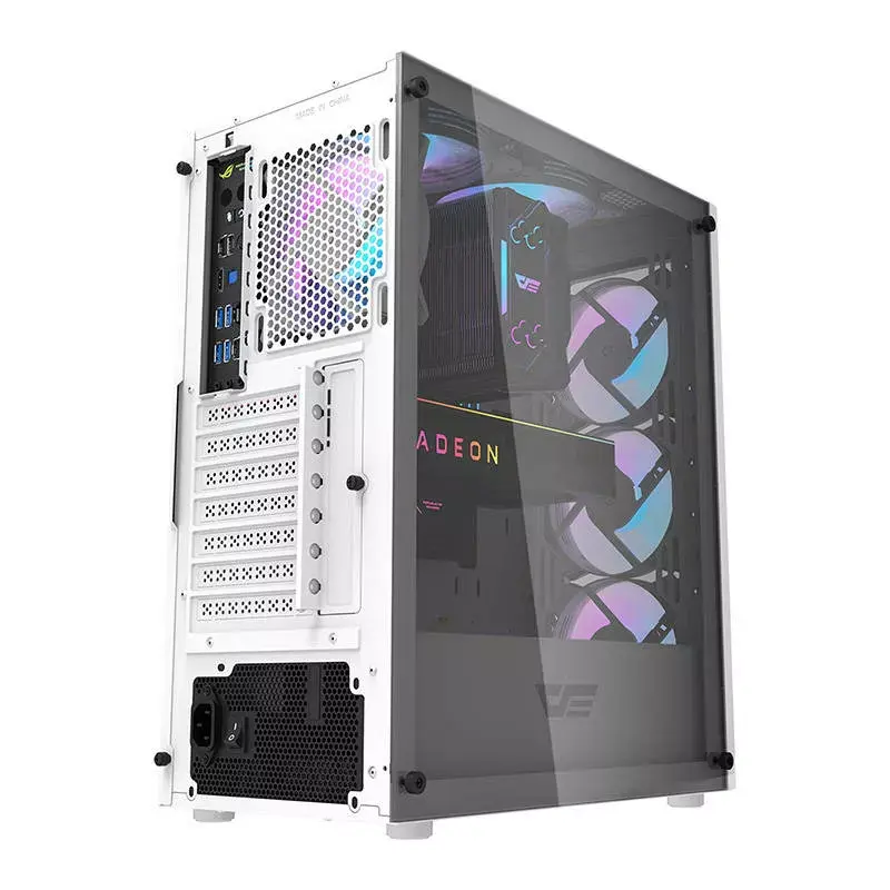 Kompiuterio korpusas Darkflash DK352 Plus ATX juodai baltas