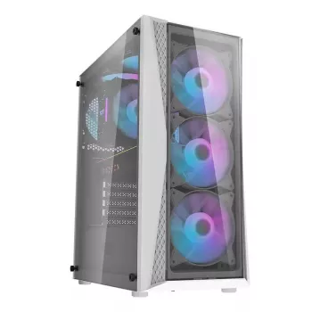 Kompiuterio korpusas Darkflash DK352 Plus ATX juodai baltas