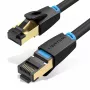 Tinklo kabelis Vention Cat.8 S/FTP RJ-45 – RJ-45 3 m, 40 GbE, 2000 MHz, juodas