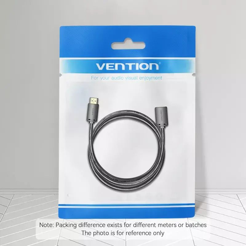 Vention AHCBI ilginamasis HDMI-A kištukas–HDMI-A lizdas kabelis, 3 m, 4K@60Hz, PVC, juodas