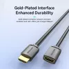 Vention AHCBI ilginamasis HDMI-A kištukas–HDMI-A lizdas kabelis, 3 m, 4K@60Hz, PVC, juodas