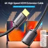 Vention AHCBI ilginamasis HDMI-A kištukas–HDMI-A lizdas kabelis, 3 m, 4K@60Hz, PVC, juodas
