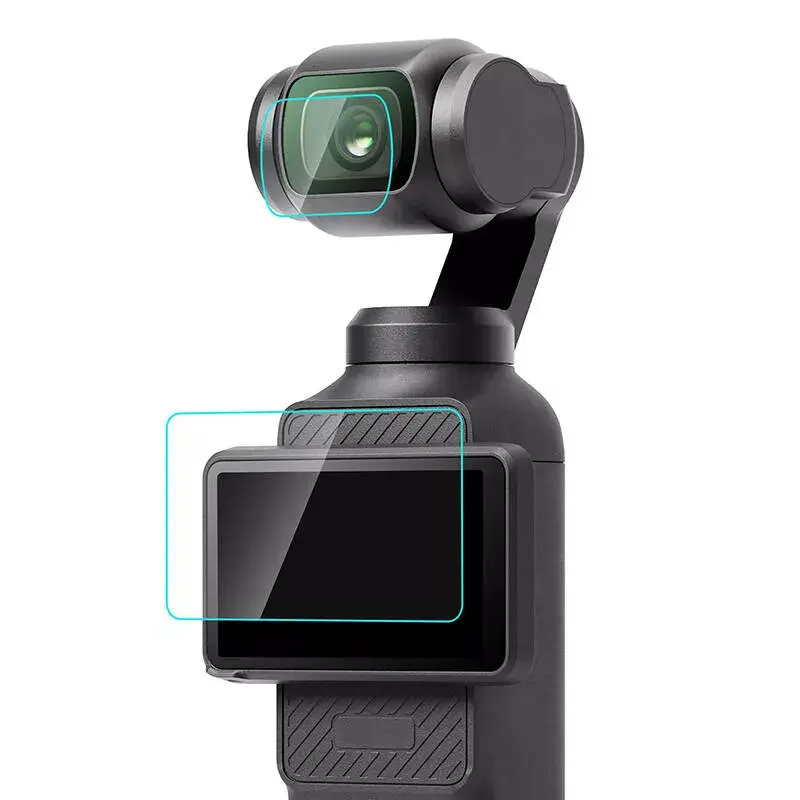 Grūdinto stiklo objektyvo ir ekrano apsauga Puluz, skirta DJI OSMO Pocket 3 (PU950T)