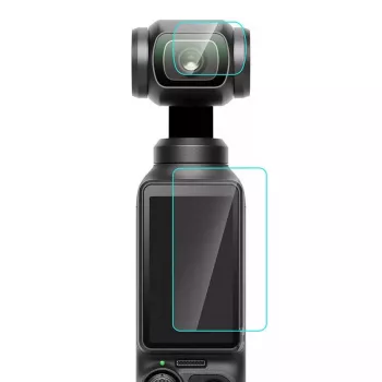 Grūdinto stiklo objektyvo ir ekrano apsauga Puluz, skirta DJI OSMO Pocket 3 (PU950T)